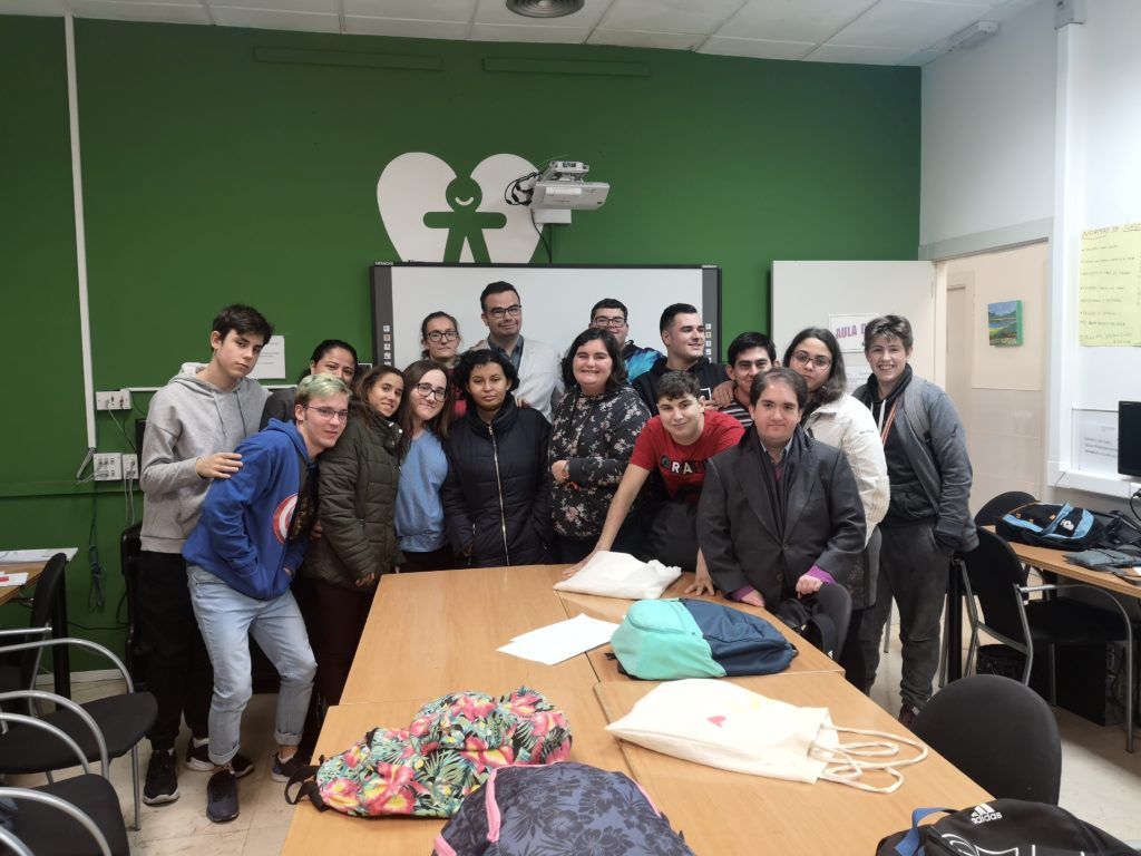 Grupo de alumnos de los talleres formativos