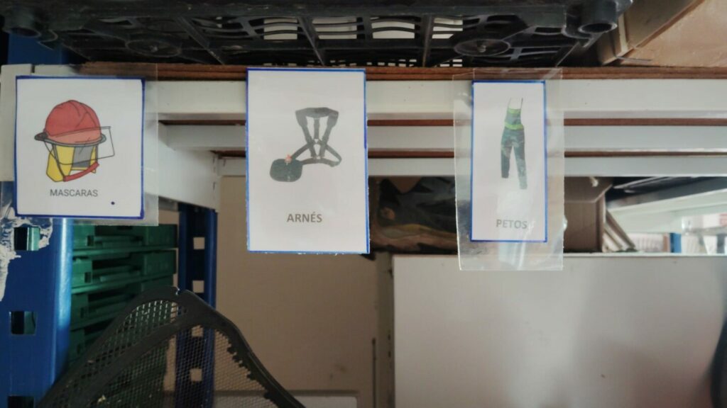 Ejemplo de pictogramas utilizados.