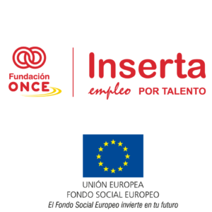 Logo de la ONCE y la fundacion Inserta